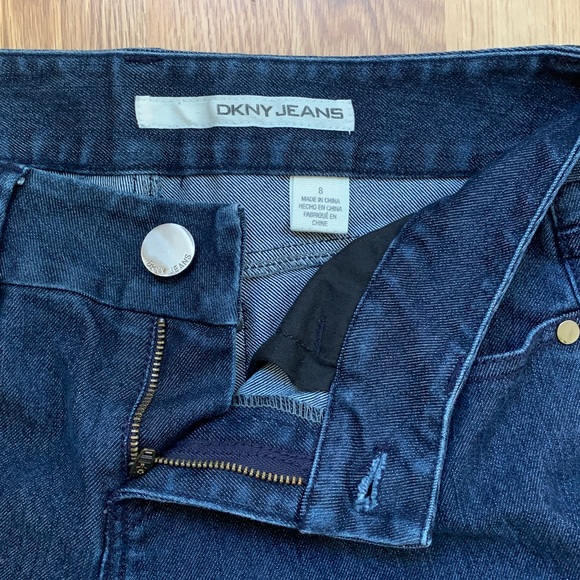DKNY Boot Cut Dark Blue Denim Jeans - Picture 4 of 8